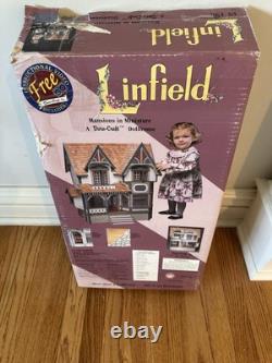 Vintage Dura-Craft Linfield Mansions in Miniature Dollhouse Complete