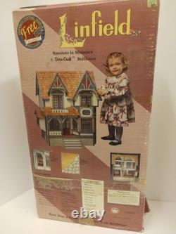 Vintage Dura-Craft Linfield Mansions in Miniature Dollhouse Complete