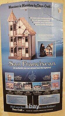 Vintage Dura-Craft Mansions in Miniature San Franciscan Doll House SF-550 NEW