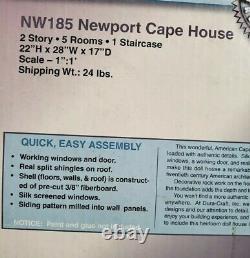 Vintage Dura-Craft Newport Cape Mansions in Minutes Dollhouse Kit 112 (NW185)