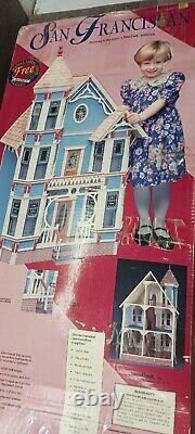 Vintage Dura Craft San Franciscan Mansion Dollhouse kit Open Box missing video