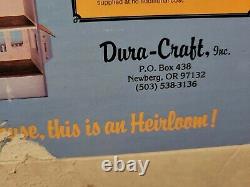 Vintage Dura Craft Victorian Dollhouse Kit NB180 Newberg New Old Stock Sealed