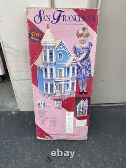 Vintage Dura-Craft Wood Dollhouse Kit San Franciscan Mansion SF 555