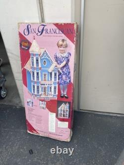 Vintage Dura-Craft Wood Dollhouse Kit San Franciscan Mansion SF 555