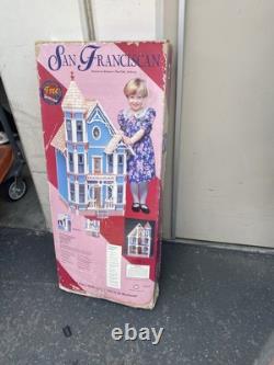 Vintage Dura-Craft Wood Dollhouse Kit San Franciscan Mansion SF 555