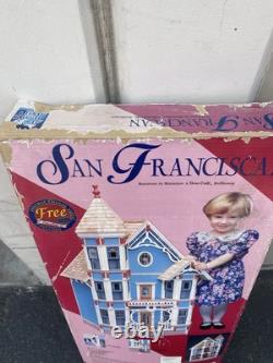 Vintage Dura-Craft Wood Dollhouse Kit San Franciscan Mansion SF 555