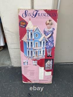 Vintage Dura-Craft Wood Dollhouse Kit San Franciscan Mansion SF 555