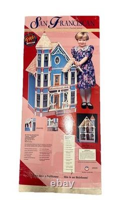 Vintage Dura-Craft Wood Dollhouse Kit San Franciscan Mansion SF 555 NOS