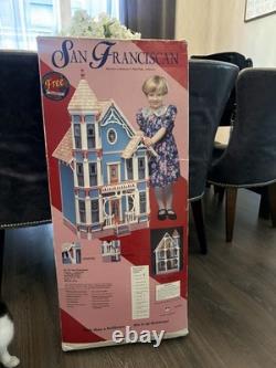 Vintage Dura-Craft Wood Dollhouse Kit San Franciscan Mansion SF 555 NOS