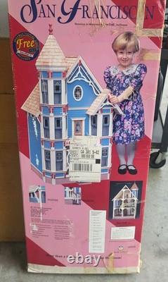 Vintage Dura-Craft Wood Dollhouse Kit San Franciscan Mansion SF 555 NOS