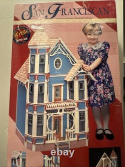 Vintage Dura-Craft Wood Dollhouse Kit San Franciscan Mansion SF 555 NOS