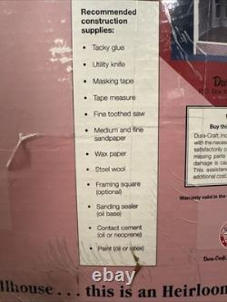 Vintage Dura-Craft Wood Dollhouse Kit San Franciscan Mansion SF 555 NOS