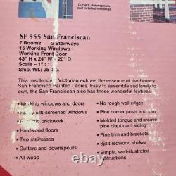 Vintage Dura-Craft Wood Dollhouse Kit San Franciscan Mansion SF 555 NOS