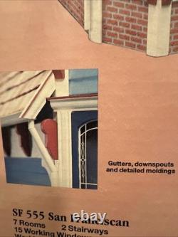 Vintage Dura-Craft Wood Dollhouse Kit San Franciscan Mansion SF 555 NOS