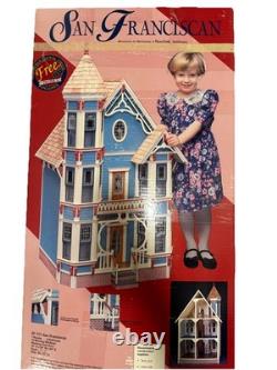 Vintage Dura-Craft Wood Dollhouse Kit San Franciscan Mansion SF 555 NOS