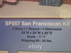 Vintage Dura-Craft Wood Dollhouse Kit San Franciscan Mansion SF 557 NOS Open Box