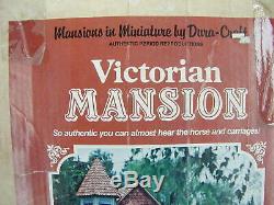 Vintage Dura-craft Victorian Mansion Vm-800 Dollhouse Complete Huge Free Ship