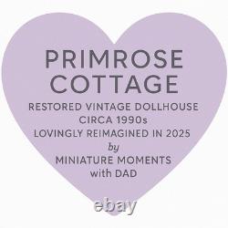 Vintage Duracraft Dollhouse Restored Modern Cottagecore Miniature Primrose 112