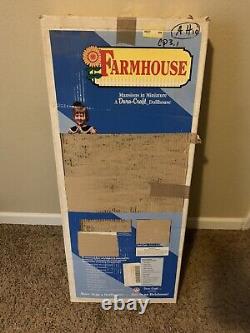 Vintage Farmhouse Dura Craft FH 505 Miniature Wooden Doll House Kit 8 Room