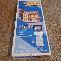 Vintage Farmhouse Dura Craft FH 505 Miniature Wooden Doll House Kit 8 Room