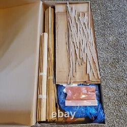 Vintage Farmhouse Dura Craft FH 505 Miniature Wooden Doll House Kit 8 Room