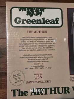 Vintage Greenleaf The Arthur Wooden Dollhouse Kit With Box 1981 #8021 NOS