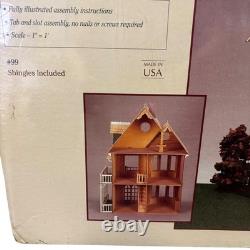 Vintage Greenleaf The Tennyson Wood Dollhouse Kit #99 FACTORY SEALED BOX