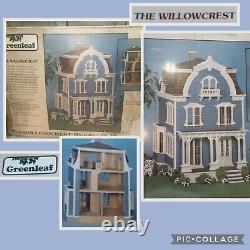Vintage Greenleaf The Willowcrest Wooden Dollhouse Kit Victorian