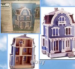 Vintage Greenleaf The Willowcrest Wooden Dollhouse Kit Victorian
