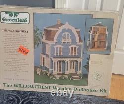 Vintage Greenleaf WILLOWCREST Wooden Dollhouse Kit in Box