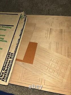 Vintage Greenleaf Wooden Dollhouse The Glencroft Kit No. Ds-1 Nos