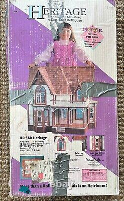 Vintage Heritage HR560 Dollhouse Kit Open Box Dura-craft Dollhouse 1991 Tik Tok