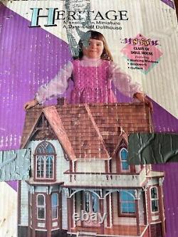 Vintage Heritage HR560 Dollhouse Kit Open Box Dura-craft Dollhouse 1991 Tik Tok