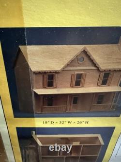 Vintage Hofco Wood Dollhouse THE JUNIOR COLLECTOR SERIES Country Victorian Kj65