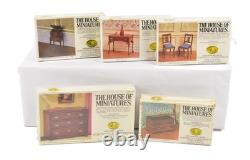Vintage House of Miniatures 112 Scale Kit Lot (5) NEW Sealed Hepplewhite/Chip