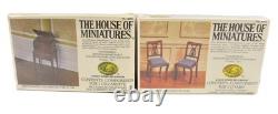 Vintage House of Miniatures 112 Scale Kit Lot (5) NEW Sealed Hepplewhite/Chip