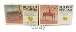 Vintage House of Miniatures 112 Scale Kit Lot (5) NEW Sealed Hepplewhite/Chip