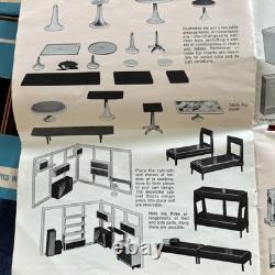 Vintage Irwin MCM Interior Decorator Dollhouse Set/kits Original Boxes