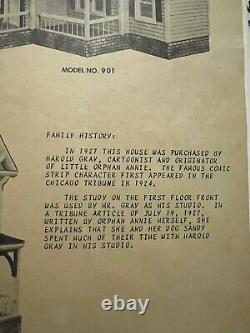 Vintage Little Orphan Annie Victorian Wood Dollhouse New in box Kit 901