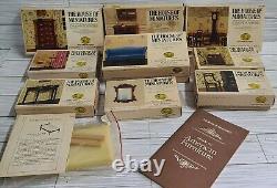Vintage Lot of 11 The House of Miniatures Doll Dollhouse Furniture Kits 112 80s