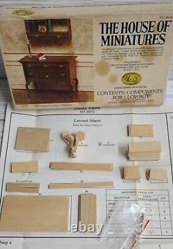 Vintage Lot of 11 The House of Miniatures Doll Dollhouse Furniture Kits 112 80s