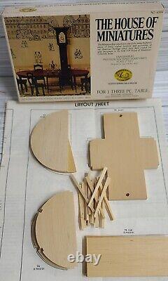 Vintage Lot of 11 The House of Miniatures Doll Dollhouse Furniture Kits 112 80s