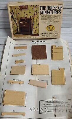 Vintage Lot of 11 The House of Miniatures Doll Dollhouse Furniture Kits 112 80s