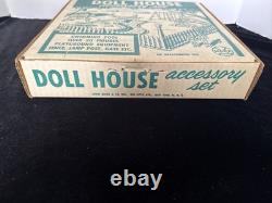 Vintage Louis Marx Dollhouse Pool & Playground Add On Kit Rare NOS OPEN BOX