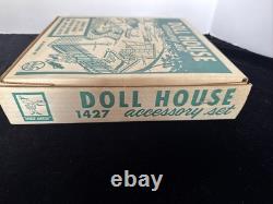 Vintage Louis Marx Dollhouse Pool & Playground Add On Kit Rare NOS OPEN BOX