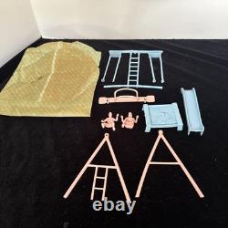 Vintage Louis Marx Dollhouse Pool & Playground Add On Kit Rare NOS OPEN BOX