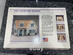 Vintage NEW 1989 GG Products Dollhouse & Furniture Kit The Country House USA