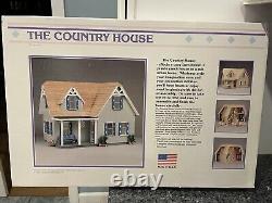 Vintage NEW 1989 GG Products Dollhouse & Furniture Kit The Country House USA