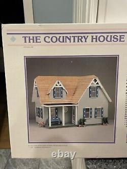 Vintage NEW 1989 GG Products Dollhouse & Furniture Kit The Country House USA
