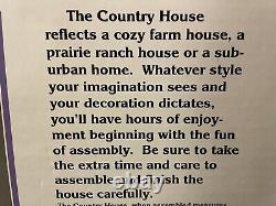 Vintage NEW 1989 GG Products Dollhouse & Furniture Kit The Country House USA